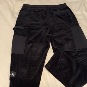 ALO Yoga Black Corduroy Pant